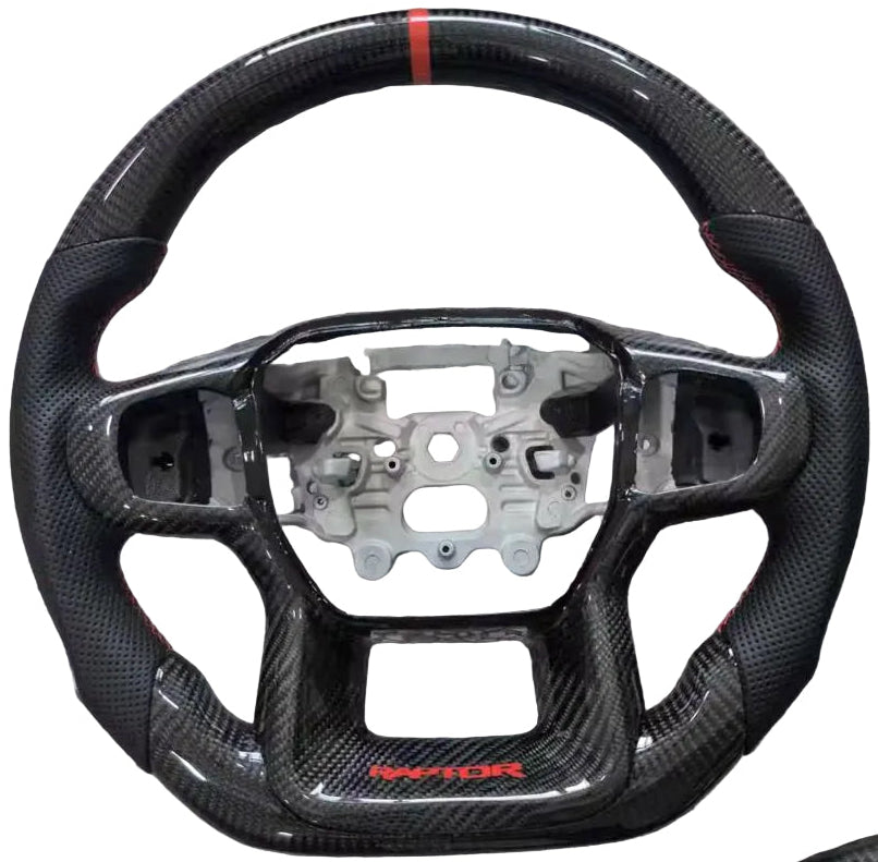 Ford Raptor Steering Wheel – Carbon Fibre & Leather