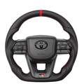 GR300 Sport Full Black Red Stitch Leather Steering Wheel