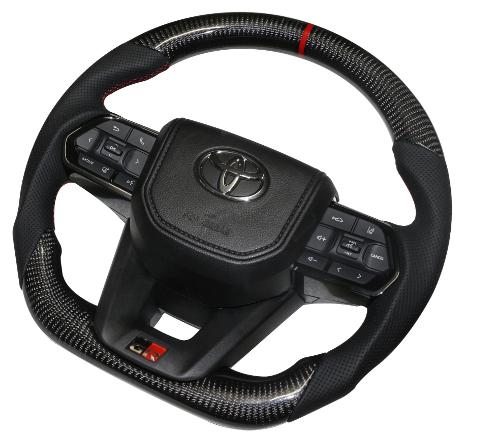 Toyota GR Steering Wheel – Carbon Fibre & Alcantara